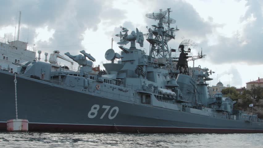 Ships in the bay of Sevastopol
