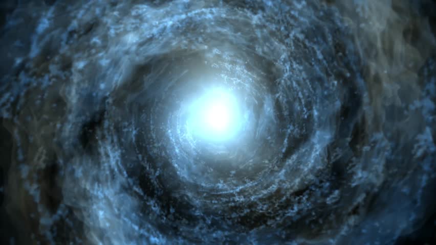 Black holes swirl around the center, Blue swirling light rays in a space background illustration	 Royalty-Free Stock Footage #3474572125