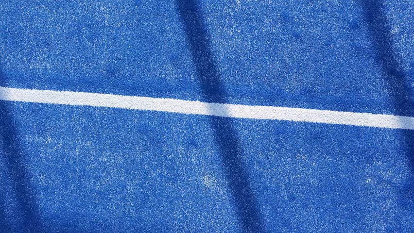 drone video, ascending footage on a paddle tennis court