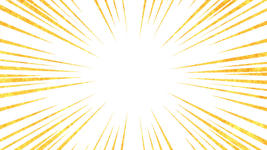 Loop animation with alpha of concentrated lines in golden style Royalty-Free Stock Footage #3474638847
