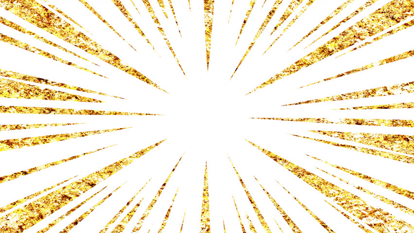Loop animation with alpha of concentrated lines in golden style Royalty-Free Stock Footage #3474645533