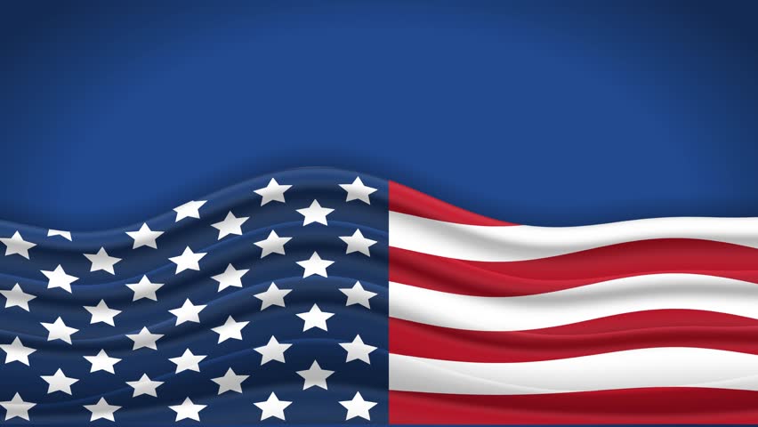 Memorial day animation. Waving flag. Happy memorial day. Flag USA. Honoring all who served banner for memorial day. Animation 4k 30fps Royalty-Free Stock Footage #3474685287