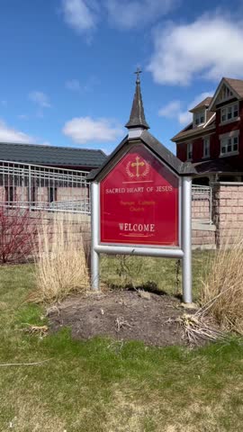Sacred Heart of Jesus Roman Catholic church in Peterborough, Ontario, Canada