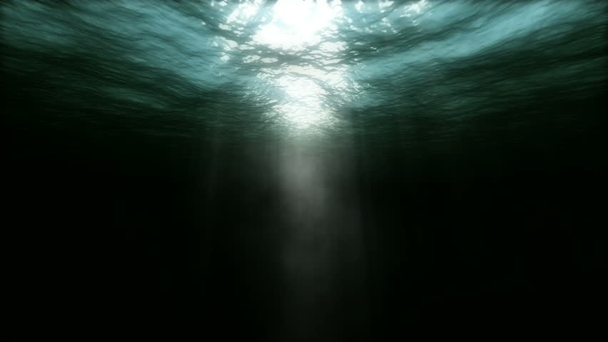 Underwater Ocean scene HD stock footage