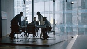 Young business people telling to CEO development vision at a meeting - Powered by Shutterstock - Get 15% off with code: PIKWIZARD15