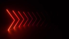 Explore a room filled with red and pink neon lights casting a futuristic glow on the concrete floor in this 3D animation loop. - Powered by Shutterstock - Get 15% off with code: PIKWIZARD15