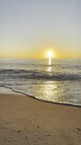 4k Beach sunrise, morning relaxation, meditation, inspiration, sunrise 4k video. 