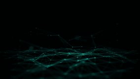 Digital data network of a digital mesh network with nodes and lines on a dark background, illustrating data connectivity. - Powered by Shutterstock - Get 15% off with code: PIKWIZARD15