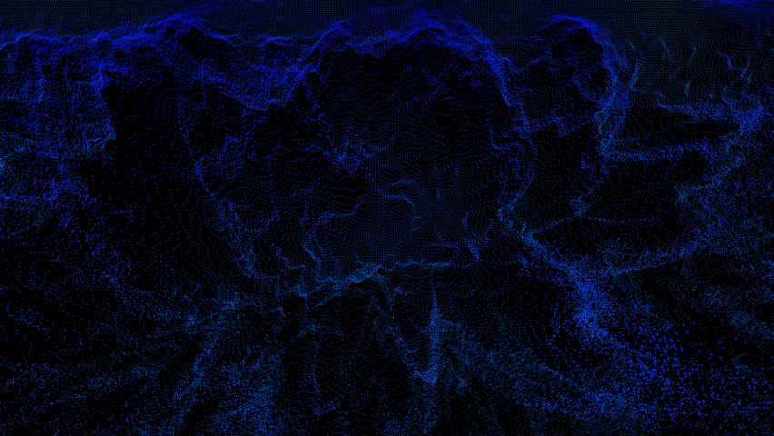 abstract million dark blue particles big data digital technology waveform - Powered by Shutterstock - Get 15% off with code: PIKWIZARD15