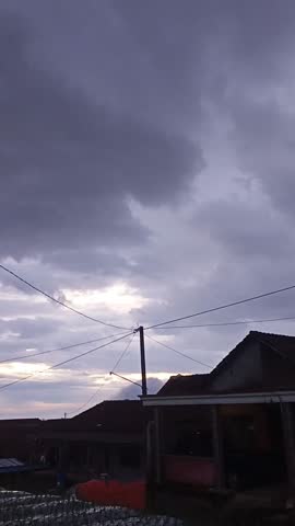 cool morning atmosphere in the countryside 