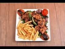 Arabic Cuisine: Middle Eastern traditional lunch. Assorted of Egyptian oriental dishes,Egyptian food, Oriental Mix Grill - Oriental Grilled Food