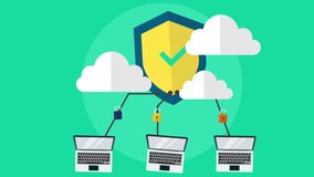 2D Cartoon Animation Protect Yourself From Viruses By Ensuring Network Security - Powered by Shutterstock - Get 15% off with code: PIKWIZARD15