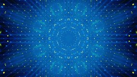 Psychedelic 3D Mandala with Vibrant Kaleidoscope Patterns