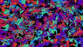 Abstract  psychedelic background  video for slow music. From small footages  with a cycle, can be collected a video clip.