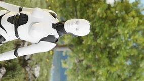 A The Harmony of Nature and Technology background nature vertical - Powered by Shutterstock - Get 15% off with code: PIKWIZARD15