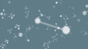 Animation of molecules over syringe on white background. Global science, computing and digital interface concept digitally generated video. - Powered by Shutterstock - Get 15% off with code: PIKWIZARD15