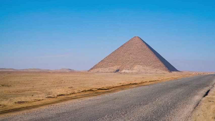 Red Pyramid. The Red Pyramid, also called the North Pyramid, is the largest of the three major pyramids located at the Dahshur necropolis in Cairo, Egypt.