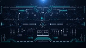 HUD screen surveillance aerial view technology security system. Digital head up display UI scanning interface 4K motion background. - Powered by Shutterstock - Get 15% off with code: PIKWIZARD15