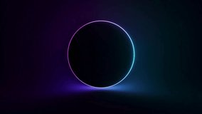 Purple and Blue Neon Animated Social Media. 4k. cyberpunk style. intro sale video - Powered by Shutterstock - Get 15% off with code: PIKWIZARD15