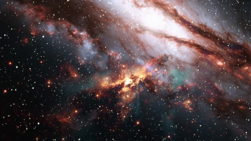 colorful nebula galaxy space background