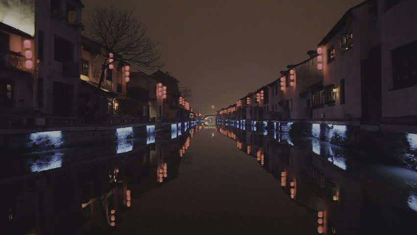 Wuxi Qingming Bridge Ancient Canal Scenic Area, Wuxi city, Jiangsu province, eastern China