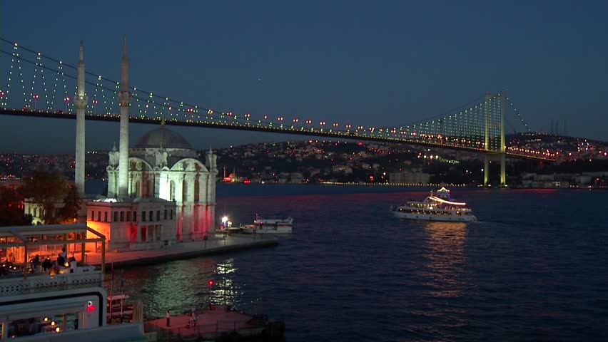 Turkey.Istanbul.Ortakoy.Bosphorus.