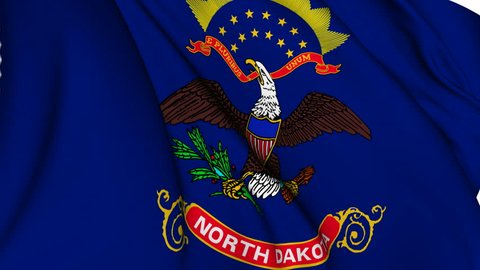 North Dakota flag USA state flag collection