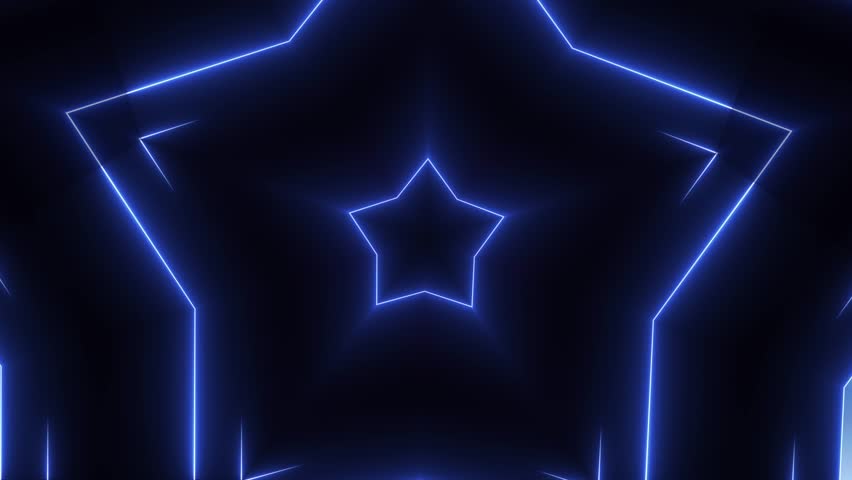 Star sign stage light 4k amazing geometric pattern, abstract seamless , background, pink blue animated wall  backdrop spectrum box light blinding flashing copy space backdrop motion graphic wallpaper  Royalty-Free Stock Footage #3476990327