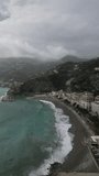 Amalfi Coastline from a high angle