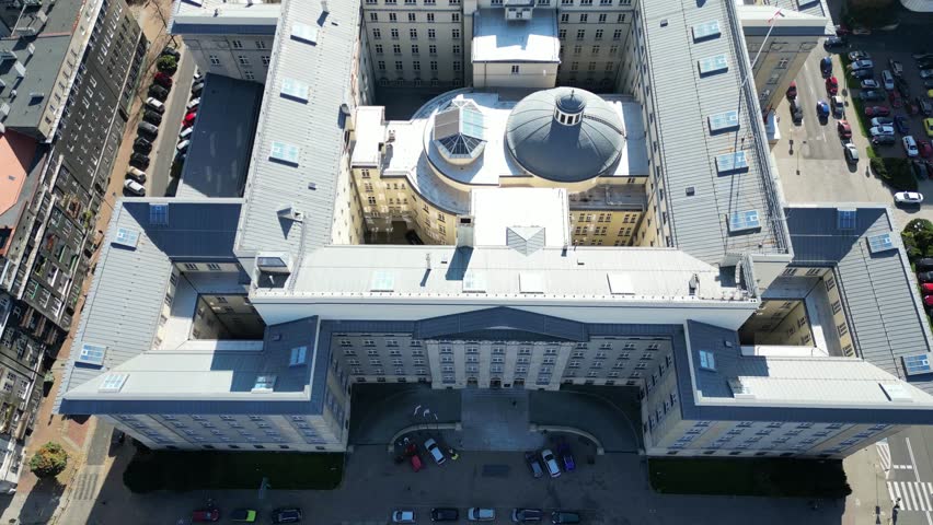 Katowice Urzad Wojewodzki Provincial Office from Above