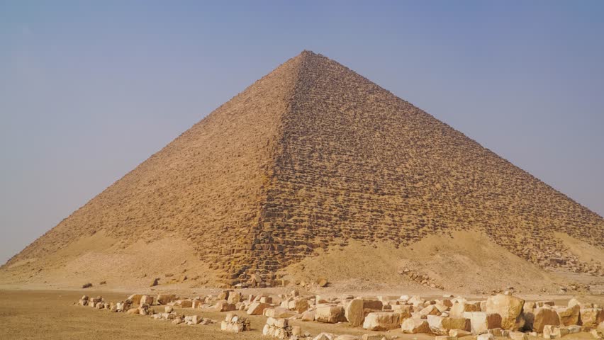 Red Pyramid. The Red Pyramid, also called the North Pyramid, is the largest of the three major pyramids located at the Dahshur necropolis in Cairo, Egypt.