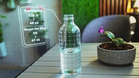 4k,Virtual reality healthcare hologram app ,Augmented reality,Mixed reality, health Tracker Mobile Application, daily todo reminder, 3d animation - Powered by Shutterstock - Get 15% off with code: PIKWIZARD15