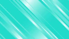 Animated Cyan color shiny diagonal stripes minimal geometrical loop able background	
