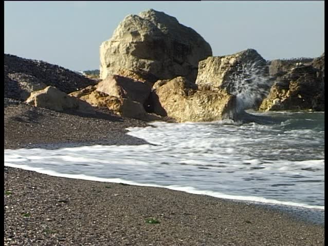 Rocks and sea