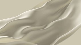 Abstract tenderness yellow peach silk background luxury wave cloth satin pastel color fabric. Gold milk liquid wave splash wavy fluid texture. Fluttering material. 3D animation motion design wallpaper - Powered by Shutterstock - Get 15% off with code: PIKWIZARD15