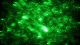 Abstract motion background shining colorful particles.Seamless 4K loop video.