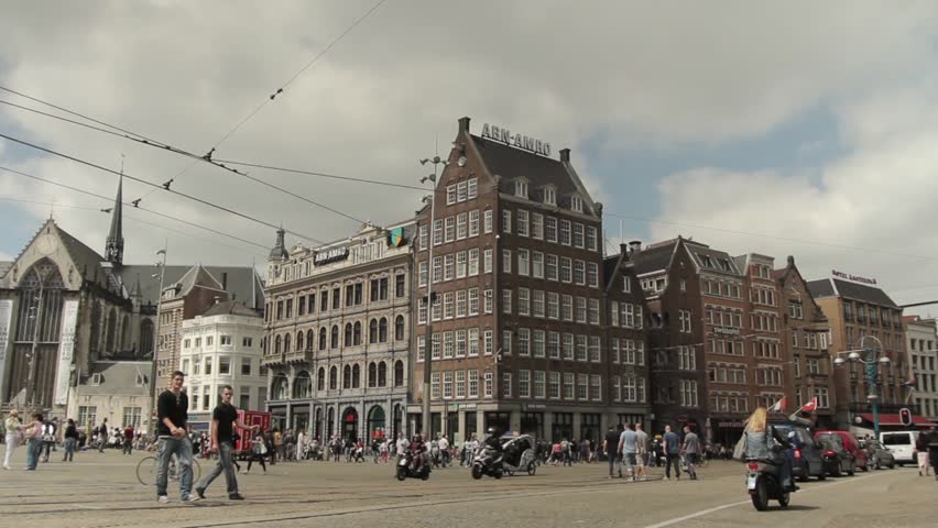 amsterdam netherlands circa july 2011 Stock Footage Video (100