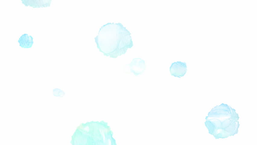 A loop animation in which water bubbles sink one after another. A refreshing video with white background. Royalty-Free Stock Footage #3478253481