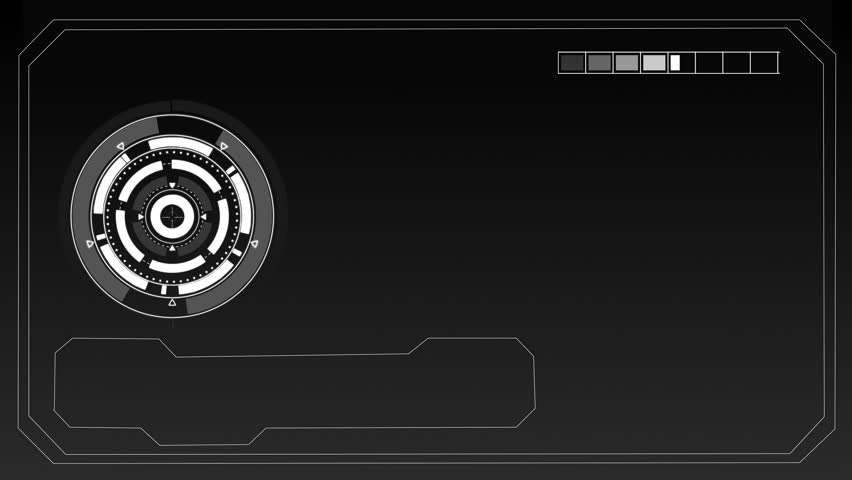 A set of HUD interface elements with a different background.