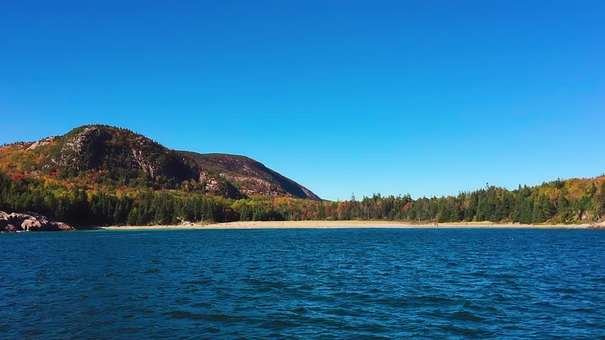 Acadia National Park during Ffoliage season, Autumn in the USA National Park