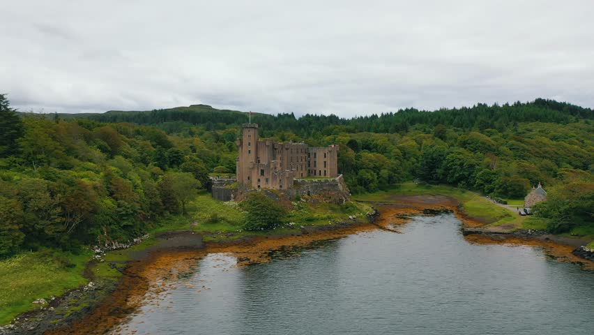 Dunvegan Castle. Isle of Skye, Scottish Highlands, Scotland, United Kingdom.