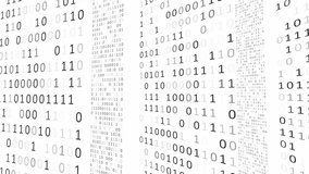 binary data columns 3d animation. Can be used to represent source code programming, internet big data or software computing calculations - Powered by Shutterstock - Get 15% off with code: PIKWIZARD15