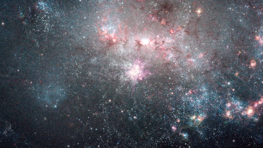 Galaxy 025: Traveling through a galaxy and star fields in space. | Shutterstock HD Video #34788175