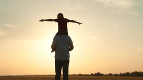 silhouette father carrying child boy his shoulders sunsethappy family, father carrying child, child on shoulders, sunset family time, parent child bonding, outdoor family fun, silhouette father son - Powered by Shutterstock - Get 15% off with code: PIKWIZARD15