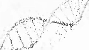 3D rendering of a DNA double helix structure with spheres on a white background with copy space. Genomic sequencing, molecular biology, and genetic data analysis - Powered by Shutterstock - Get 15% off with code: PIKWIZARD15