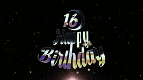 16 Years Celebration, Happy Birthday, Wish Videos
