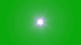 Lens flare high Resolution green screen animation , 3D Animation, Ultra High Definition, 4k video Premium Quality