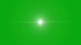 Lens flare top Resolution green screen animation 4k , 3D Animation, Ultra High Definition, 4k video Premium Quality