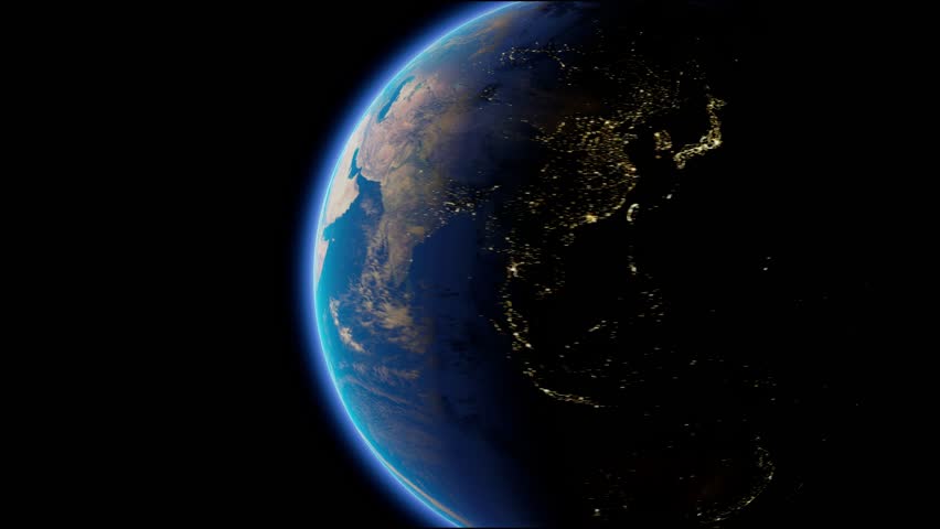 Rotation Planet. Earth Globe. World Map Design. Global Sphere Planet Royalty-Free Stock Footage #3479275147