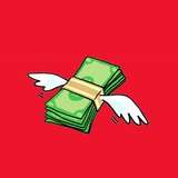 Money animation video - Flying money - Finance Animation